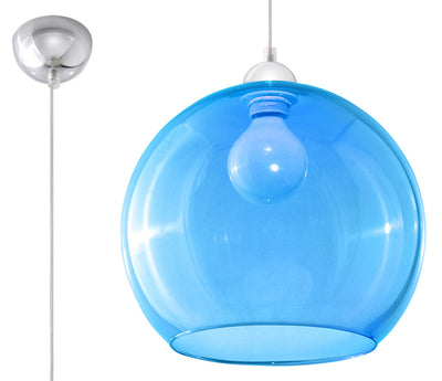 Lámpara colgante LED BALL de Sollux Lighting, IP20, 220-240V, máx 50W, acabado Latón Dorado Mate