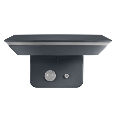 Ledvance Endura Style solar GLOW Sensor de Pared LED 3.6W 3000K IP44 Gris Oscuro Luz Exterior