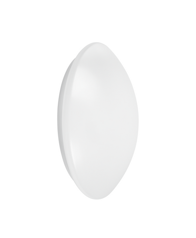 Lámpara LED de Techo y Pared IP44 Bulkhead 13W 920 lúmenes 3000K Blanco Cálido Ø250mm Blanco IK03