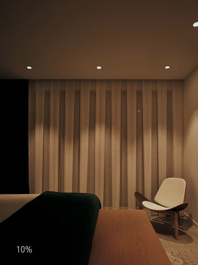 Foco empotrable LED 85mm ip65 negro 5w dim to warm para baño
