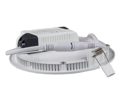 Foco empotrado LED LCB redondo de aluminio 10.5W 3000K blanco cálido IP20 CRI 80 corte 74mm 220-240V CE RoHS
