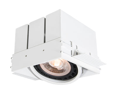 Foco LED empotrado sin marco Lucide 1xGU10 IP20 220-240V Aluminio Oro Mate CE RoHS