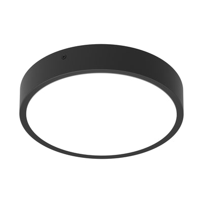Ledvance LED Plafón Redondo 300mm 17W IP65 IK10 2270 lúmenes 3000K 4000K Negro Montaje Superficial Luz Exterior