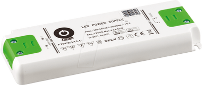 Fuente de alimentación LED GLP 12V 50W 4.2A IP67 impermeable para iluminación de baja tensión confiable
