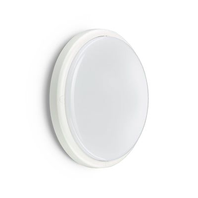 Aplique de pared LED Philips WL070V IP65 IK08 11W-17W 1100-1700 lúmenes 3000K-4000K Blanco 285mm