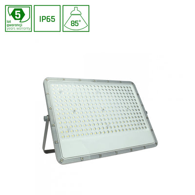Proyector LED Spectrum NOCTIS MAX 200W 6500K Blanco Frío 230V IP65 IK10 18000 lúmenes Aluminio Gris
