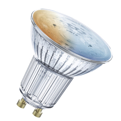 Smart+ WiFi GU10 Foco LED 5W 350 lúmenes 45D 2700K-6500K blanco regulable reemplaza 40W