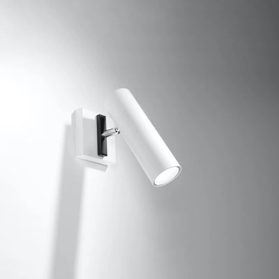 Aplique de pared LED Sollux Lighting DIREZIONE Blanco, Aluminio, IP20, 220-240V, máx 50W, CE RoHS