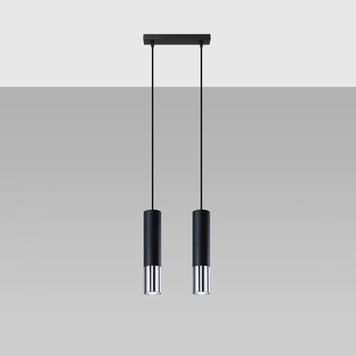 Lámpara colgante LED Sollux Lighting LOOPEZ 2xGU10, IP20, Aluminio Oro Mate, 220-240V, CE RoHS