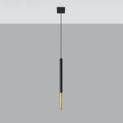 Lámpara colgante LED Sollux Lighting MOZAICA Negro Oro, 1xG9 casquillo, aluminio, IP20, CE RoHS