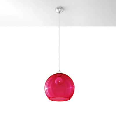 Lámpara colgante LED Sollux Lighting Edison Amarillo, 220-240V, IP20, certificada CE RoHS