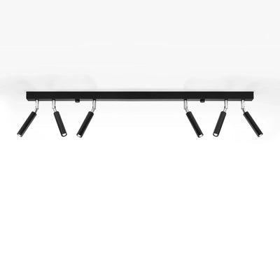Sollux Lighting foco de techo LED negro EYETECH, 6xG9 casquillo, IP20, aluminio mate dorado latón, 220-240V