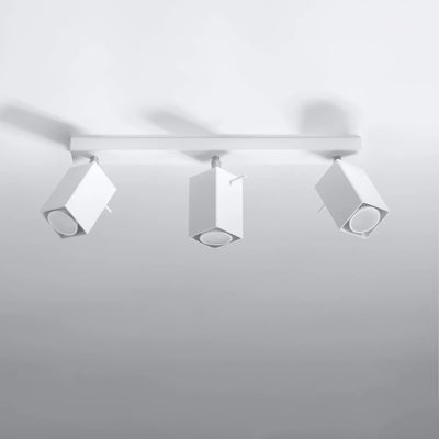 Sollux Lighting MERIDA foco de techo LED Blanco 3xGU10, IP20, 220-240V, Aluminio, CE RoHS