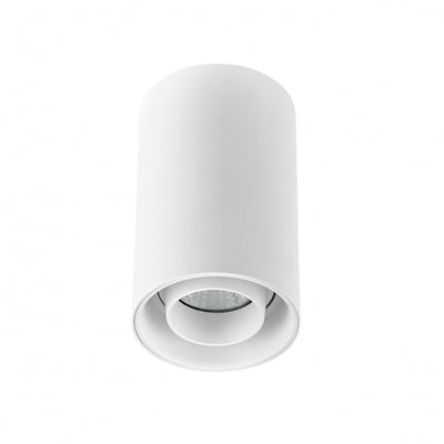 Spectrum CHLOE Spot GU10 LED Luz de Superficie IP20 Blanca Ajustable 50° Montaje en Techo 250V Aluminio