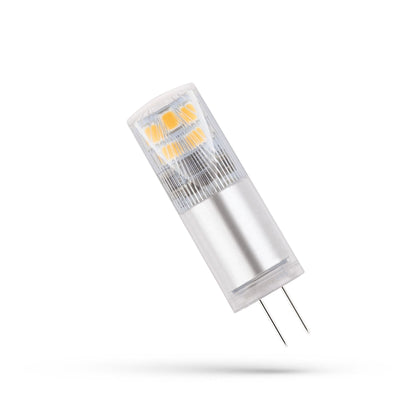 Bombilla Spectrum LED G4 12V 2.5W 3000K Blanco Cálido 270 lúmenes 80CRI no regulable haz de 270° garantía de 5 años