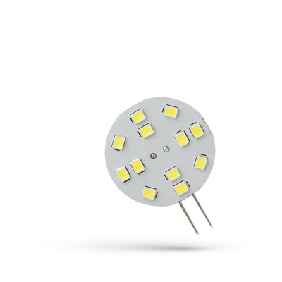 Bombilla Spectrum LED G4 12V 2W 230 lúmenes 6000K Blanco Frío haz 120° no regulable iluminación interior