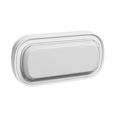 Spectrum PASTILO 15W luz LED ovalada de superficie, CCT 230V, 1800 lúmenes, haz 120°, IP54 IK10, Blanco