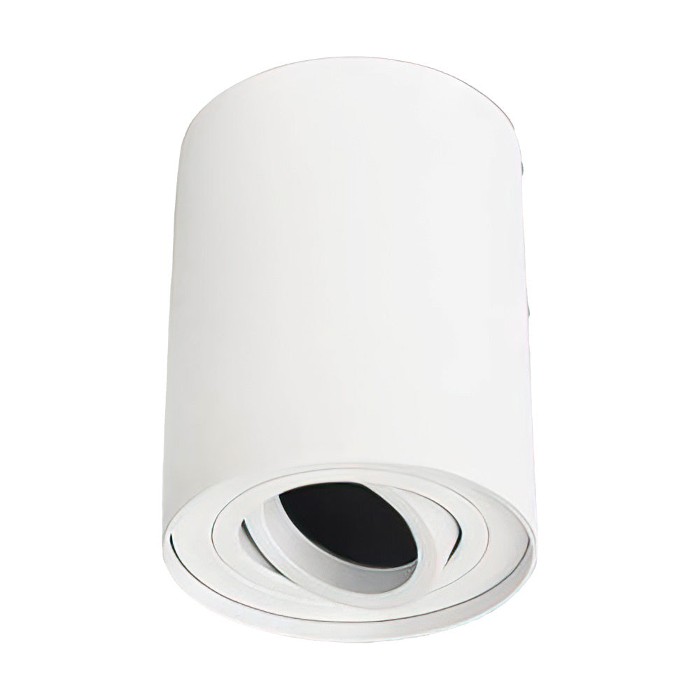 Foco de techo LED Spectrum CHLOE GU10, de superficie, Aluminio blanco, IP20, orientable, 250V