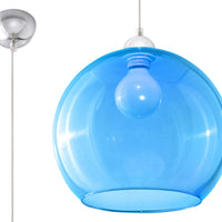 Lámpara colgante LED BALL de Sollux Lighting, IP20, 220-240V, máx 50W, acabado Latón Dorado Mate