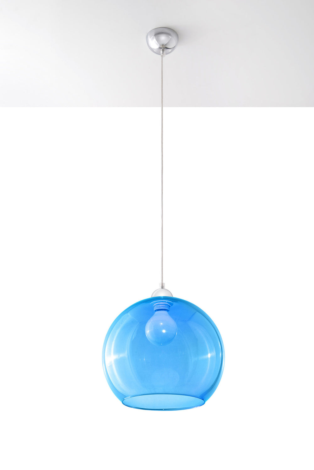 Lámpara colgante LED BALL de Sollux Lighting, IP20, 220-240V, máx 50W, acabado Latón Dorado Mate