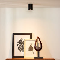 Lucide BODI foco de techo LED Negro 1xGU10 orientable IP20 aluminio 80x80x95mm