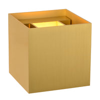 Lucide XIO lámpara de pared LED regulable G9 1x4W 2700K haz ajustable IP20 Latón Dorado Mate