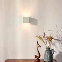 Lucide XIO LED wall light, dimmable G9 4W 2700K, adjustable beam angle, square aluminium White, IP20