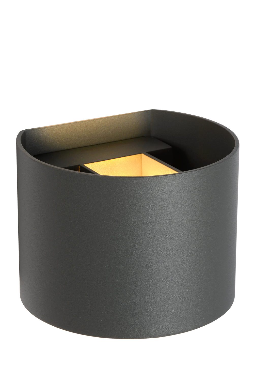 Lucide XIO lámpara de pared LED, regulable G9 3.5W 2700K, ángulo de haz ajustable, aluminio moderno Gris Oscuro