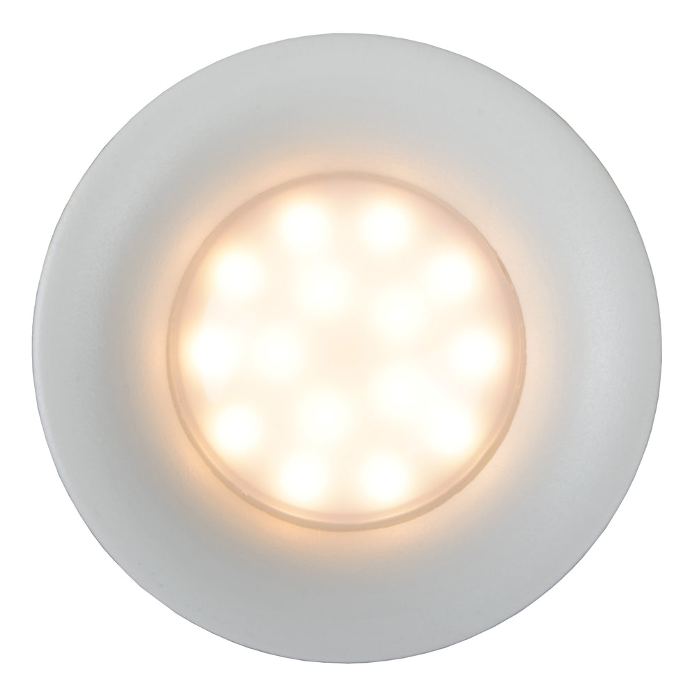Lucide ZIVA foco LED empotrable para baño, casquillo GU10, IP44, aluminio redondo, Blanco Arena, Ø84mm