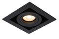 Lucide CHIMNEY foco LED empotrado, 1xGU10, regulable, 50W máx, 220-240V, IP20, aluminio negro