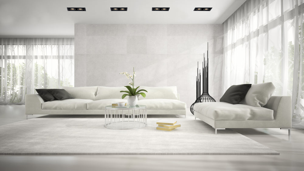 Lucide CHIMNEY foco empotrado 2xGU10 Aluminio Negro Arena IP20 220-240V 205x115mm diseño moderno