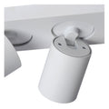 Lucide NIGEL foco LED de techo, 3x5W GU10 regulable de cálido 2200K-3000K, orientable aluminio Blanco, IP20