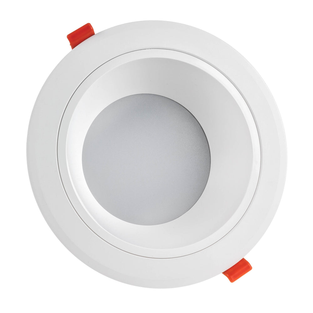 Foco empotrado LED Spectrum 30W 230V 3000K 2250 lúmenes Blanco IP20 haz de 90° iluminación de techo interior