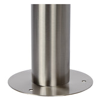 Lucide Zico poste de farol exterior, IP44 acero inoxidable, 1xE27 60W máx, 1000mm altura diseño clásico