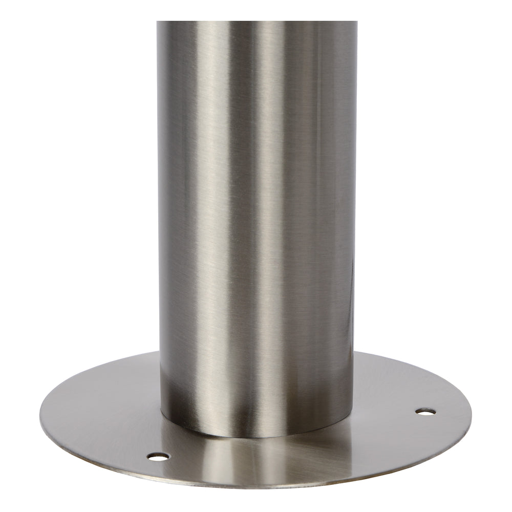 Lucide Zico poste de farol exterior, IP44 acero inoxidable, 1xE27 60W máx, 1000mm altura diseño clásico