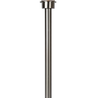 Lucide Zico poste de farol exterior, IP44 acero inoxidable, 1xE27 60W máx, 1000mm altura diseño clásico