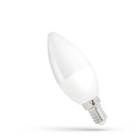 Lámpara de vela LED Spectrum casquillo E14 1W reemplaza 10W 3000K blanco cálido 90 lúmenes 17000 horas