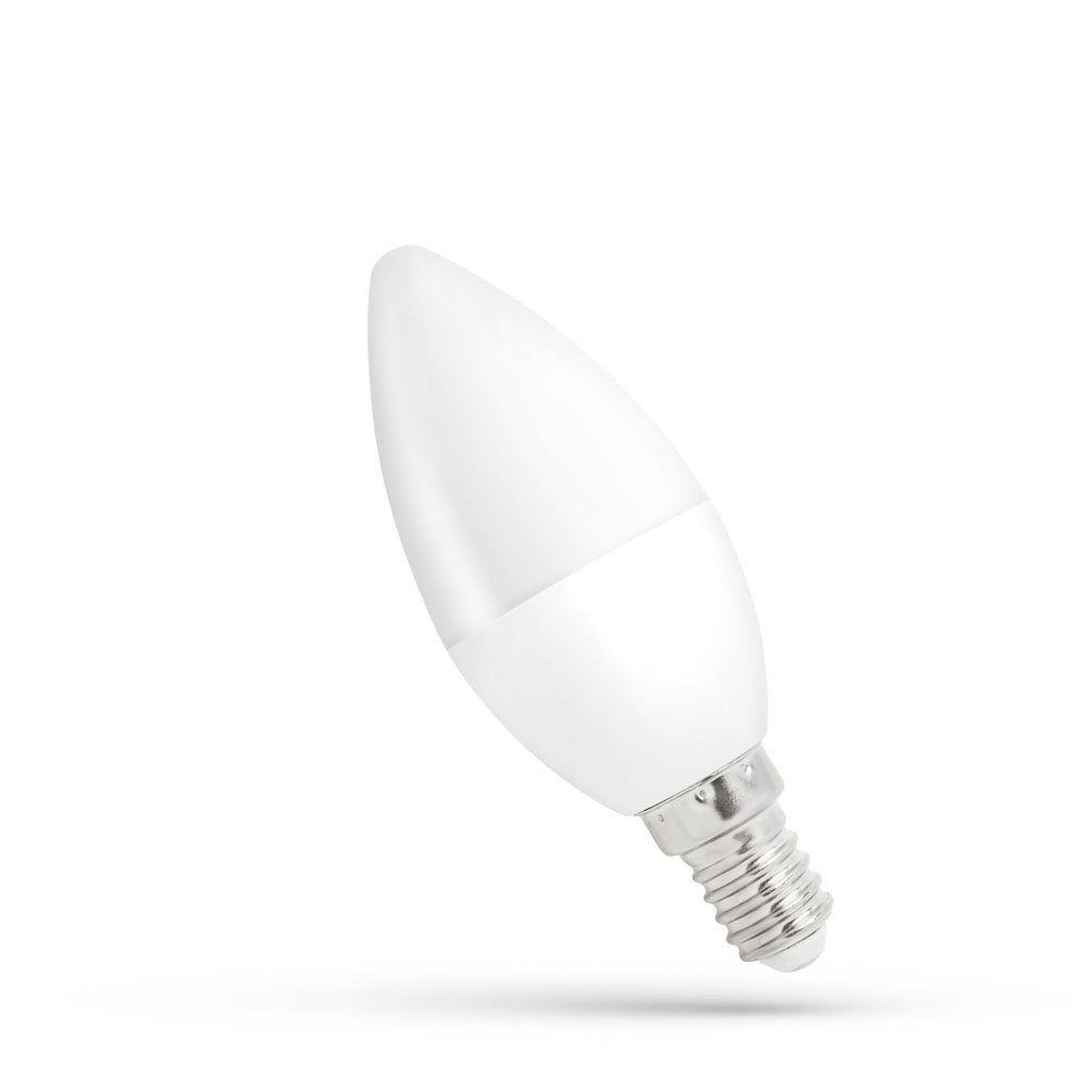 Lámpara de vela LED Spectrum casquillo E14 1W reemplaza 10W 3000K blanco cálido 90 lúmenes 17000 horas
