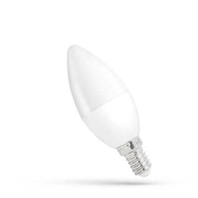 Lámpara de vela LED Spectrum casquillo E14 1W reemplaza 10W 3000K blanco cálido 90 lúmenes 17000 horas