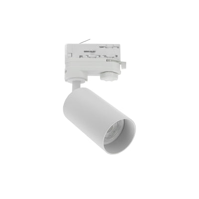 Foco de riel LED Spectrum MADARA OPTIMO GU10 Blanco de 3 Fases, carcasa de aluminio IP20, certificado CE