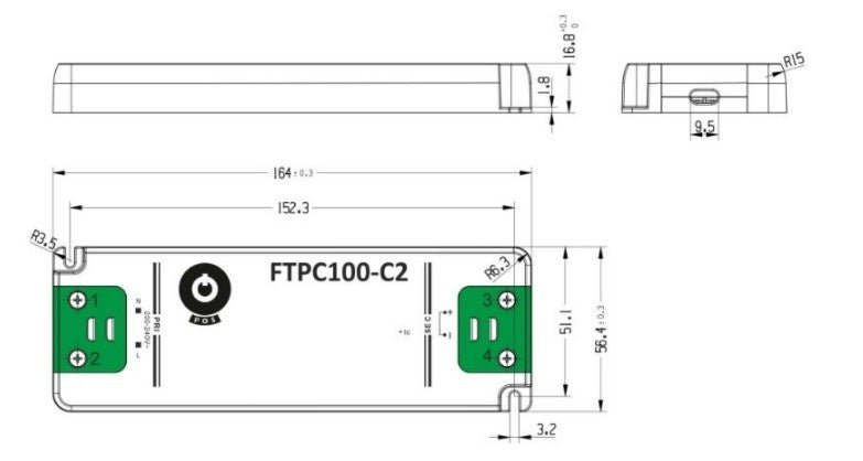 Adaptador de corriente LED GLP 24V 100W 4.17A IP20 para iluminación eficiente