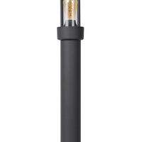 Lucide LORI lámpara de enchufe LED para exterior con casquillo E27, IP44, sensor día noche, 220-240V, 800mm Antracita