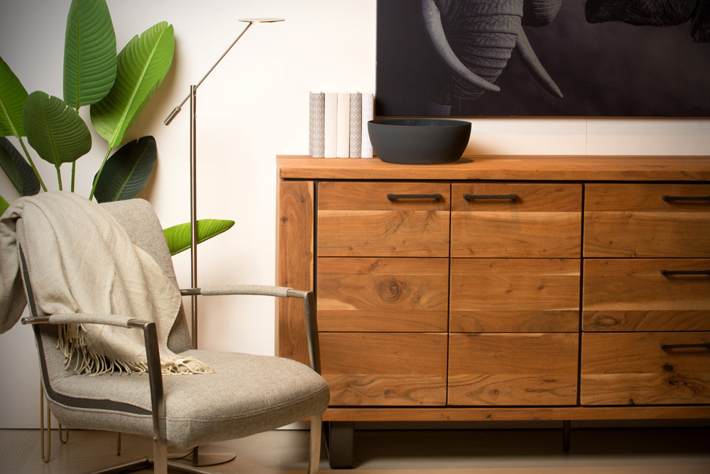 Lámpara de pie LED de lectura Lucide ANSELMO, regulable 9W 3000K, 100-240V, IP20, metal, acabado níquel satinado