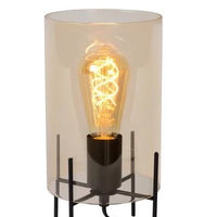 Lámpara de mesa Lucide Steffie LED E27 ámbar, 50W, IP20, no regulable