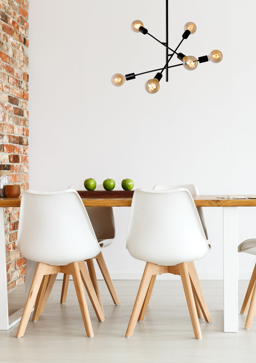 Lucide LESTER lámpara de techo, 6xE27 portalámparas, 220-240V, regulable, diseño moderno de metal en Negro Mate, IP20