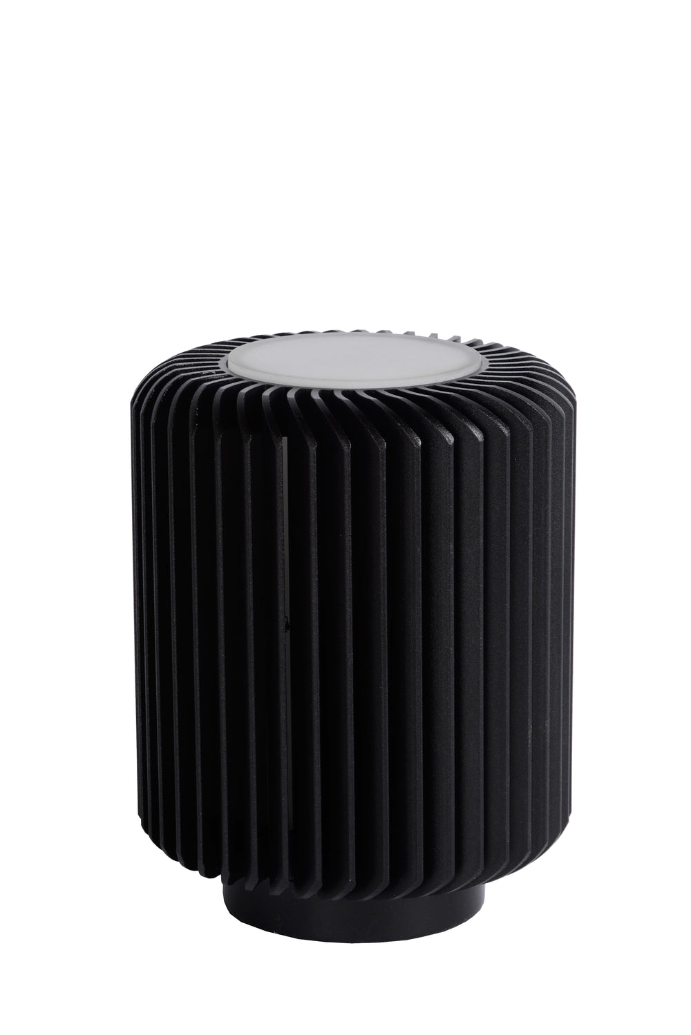 Lucide Turbin LED table lamp 5W 3000K IP20 metal cylinder design Black modern style