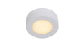 Lucide BRICE lámpara de techo LED para baño, redonda 8W 3000K regulable, IP44 Blanca Ø117mm