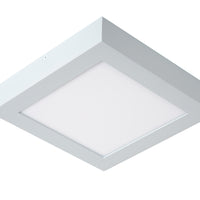 Lucide BRICE lámpara de techo LED para baño, regulable 22W 3000K IP44 cuadrada Blanco diseño moderno