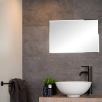 Lucide BRICE lámpara de techo LED para baño, regulable 22W 3000K IP44 cuadrada Blanco diseño moderno