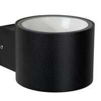 Lucide OXFORD aplique LED interior exterior, IP54 aluminio negro, casquillo G9 luz hacia arriba y hacia abajo